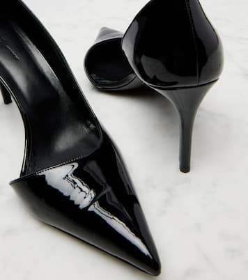 Escarpins Jett D'Orsay 85 en cuir verni | Khaite