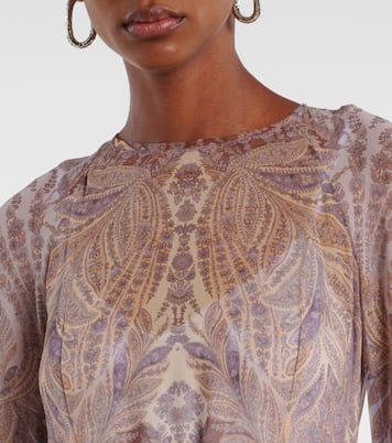 Hypnotic belted paisley maxi dress | Zimmermann