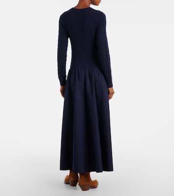 Cotton and wool-blend maxi dress | Polo Ralph Lauren