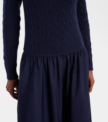 Cotton and wool-blend maxi dress | Polo Ralph Lauren