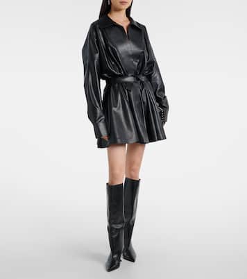 Flared sheer minidress | Norma Kamali