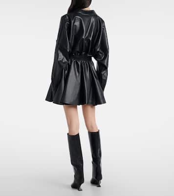 Flared sheer minidress | Norma Kamali