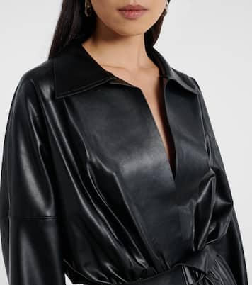 Flared sheer minidress | Norma Kamali