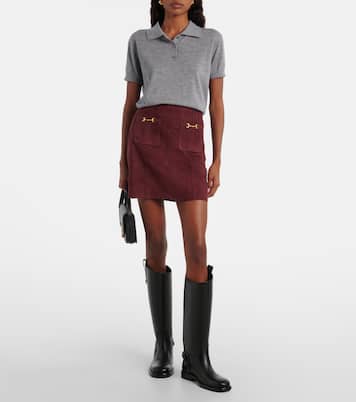 Wiley suede miniskirt | Rixo