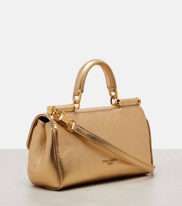 My Sicily metallic leather tote bag  | Dolce&Gabbana