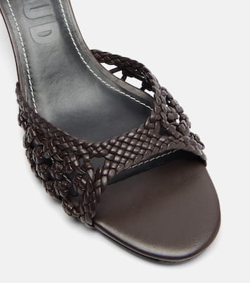Brigitte woven leather mules | Staud