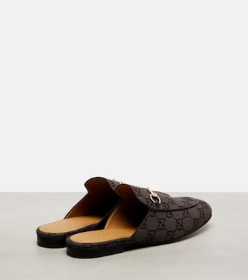 Princetown Horsebit GG Canvas mules | Gucci