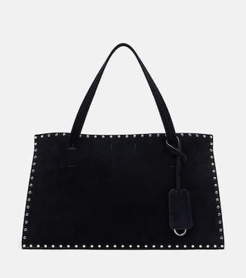 Small Stud Cabas suede tote bag | Phoebe Philo