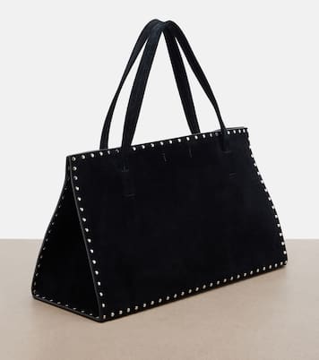 Small Stud Cabas suede tote bag | Phoebe Philo