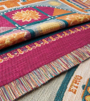 Shanti embroidered cotton throw | Etro