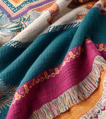 Shanti embroidered cotton throw | Etro