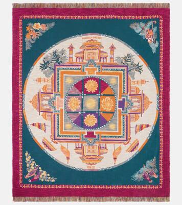 Shanti embroidered cotton throw | Etro