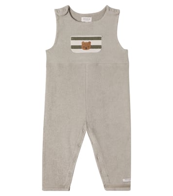Baby Twijsie embroidered cotton overalls | Donsje
