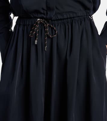 Jupe midi Bates en taffetas | Veronica Beard