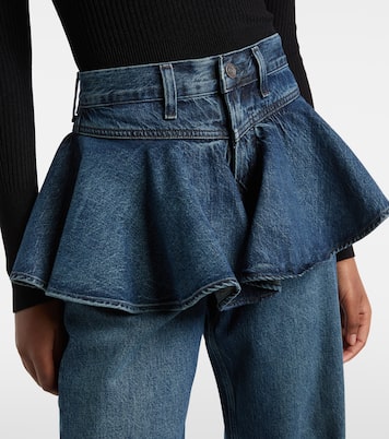 Peplum straight jeans | Agolde