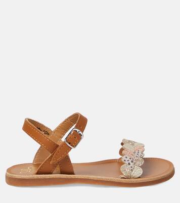 Sandali Plagette in pelle | Pom d'Api