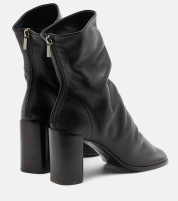 Glove leather ankle boots | Lemaire