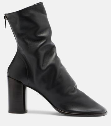 Glove leather ankle boots | Lemaire