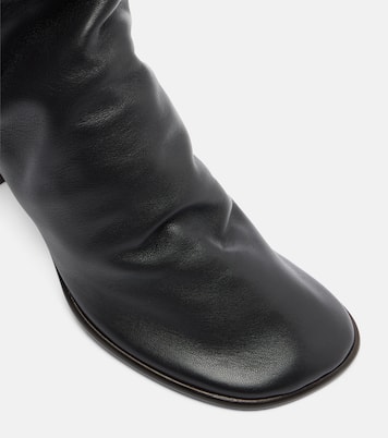 Glove leather ankle boots | Lemaire