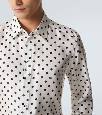 Chemise en soie à pois | Dolce&Gabbana