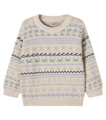 Pull August en jacquard de coton | Wheat