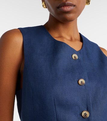 Matilda linen vest | Posse