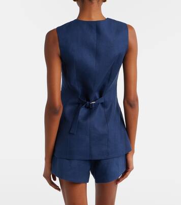 Matilda linen vest | Posse