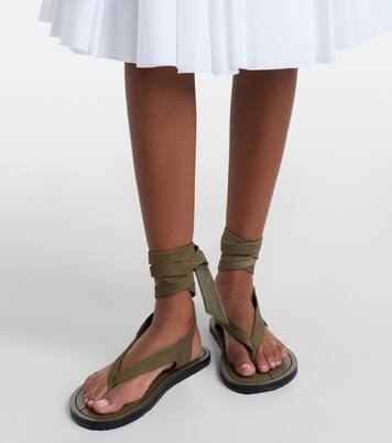 Elmer suede thong sandals | A.Emery