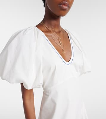 Vestido largo de algodón | Alémais