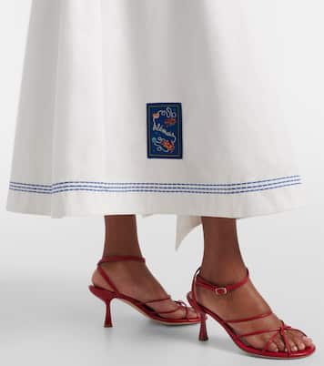 Vestido largo de algodón | Alémais