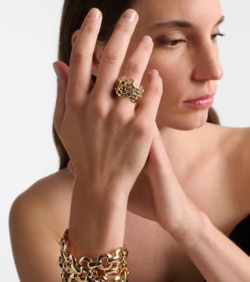 14kt gold-plated ring | Jennifer Fisher