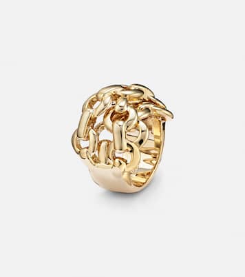 14kt gold-plated ring | Jennifer Fisher