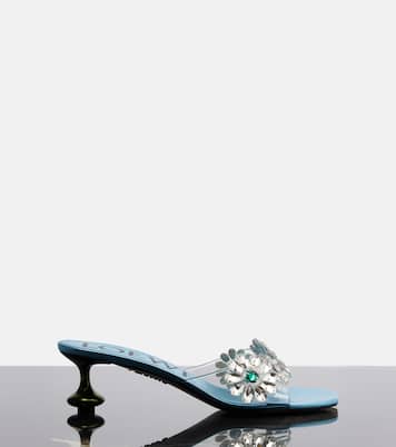 Paula's Ibiza Toy Crystal Flowers mules | Loewe