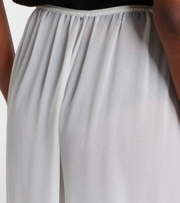 Pantalon ballon Mio en crêpe transparent | The Frankie Shop