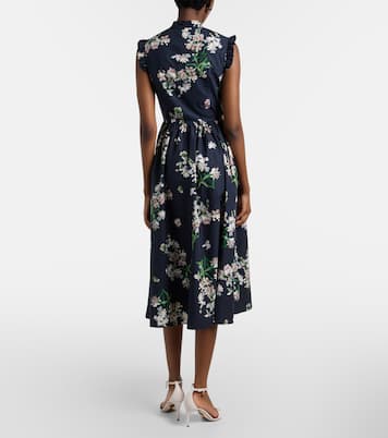 Floral cotton midi dress | Erdem