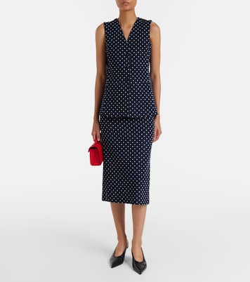 Gilet en jersey à pois | Max Mara