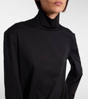Top in popeline di misto cotone | Gucci