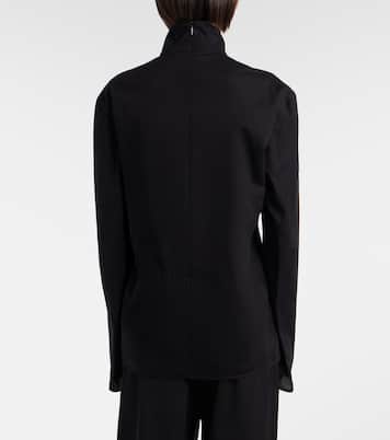 Top in popeline di misto cotone | Gucci