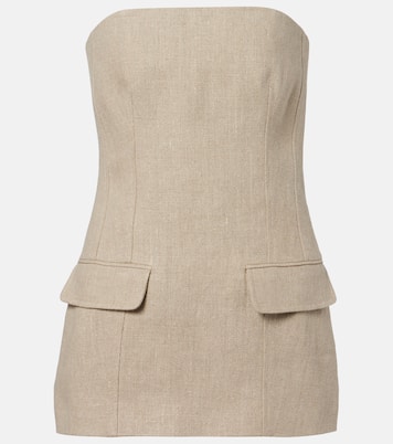 Top bustier de lino | Toteme