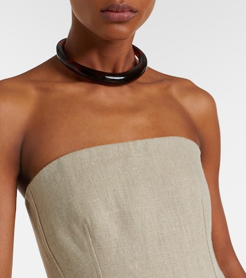 Top bustier de lino | Toteme