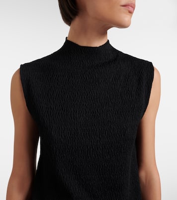 Oakson knitted silk top | The Row