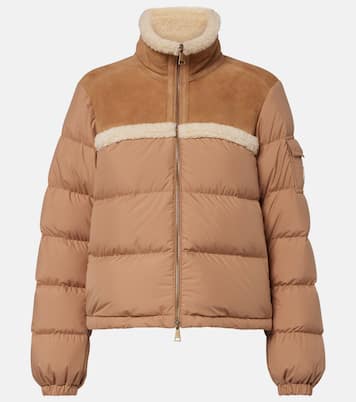 Daunenjacke Aurore mit Shearling | Moncler
