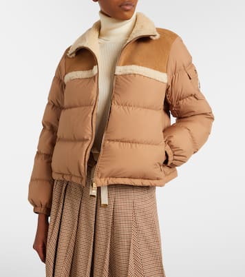 Daunenjacke Aurore mit Shearling | Moncler