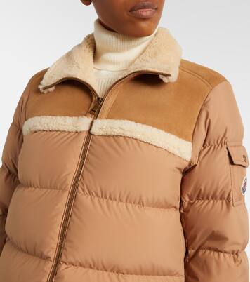Daunenjacke Aurore mit Shearling | Moncler