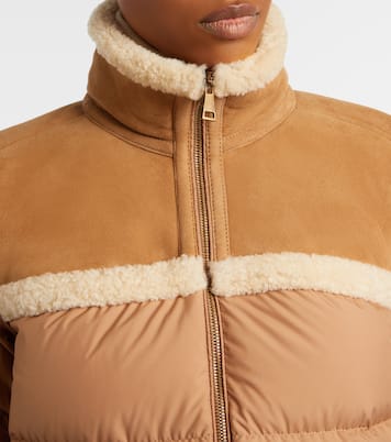 Daunenjacke Aurore mit Shearling | Moncler