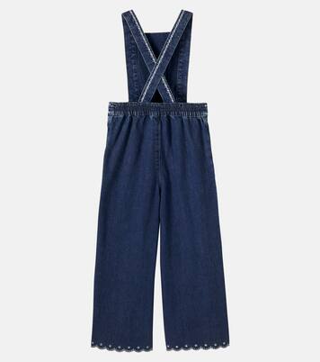 Embroidered denim jumpsuit | Polo Ralph Lauren Kids