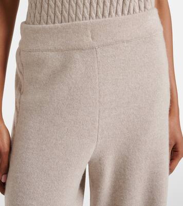 Olanda cashmere wide-leg pants | Lisa Yang