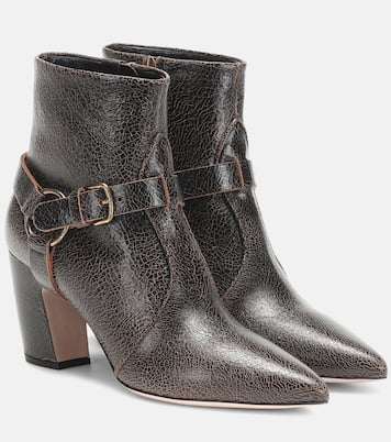 Leather ankle boots | Miu Miu