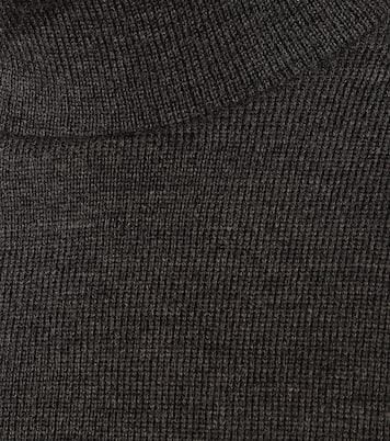 Cropped-Top mit Wollanteil | Noir Kei Ninomiya