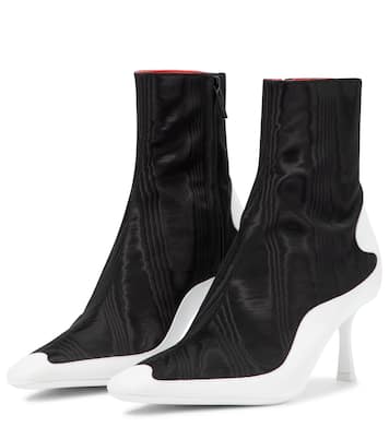 x Marine Serre moiré ankle boots | Jimmy Choo